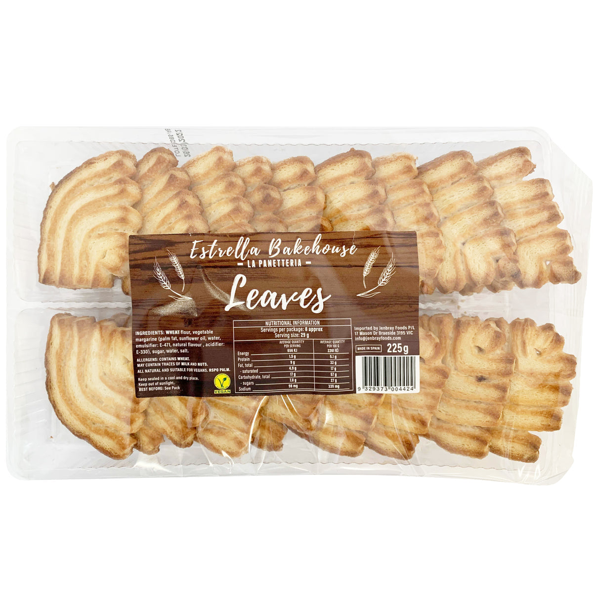 ESTRELLA BAKEHOUSE- Leaves 225g