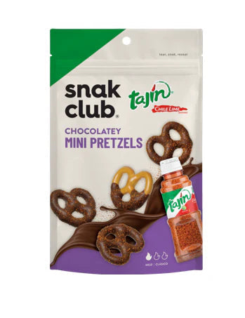 Snak Club Tajin Chocolatey Mini Pretzels 113g