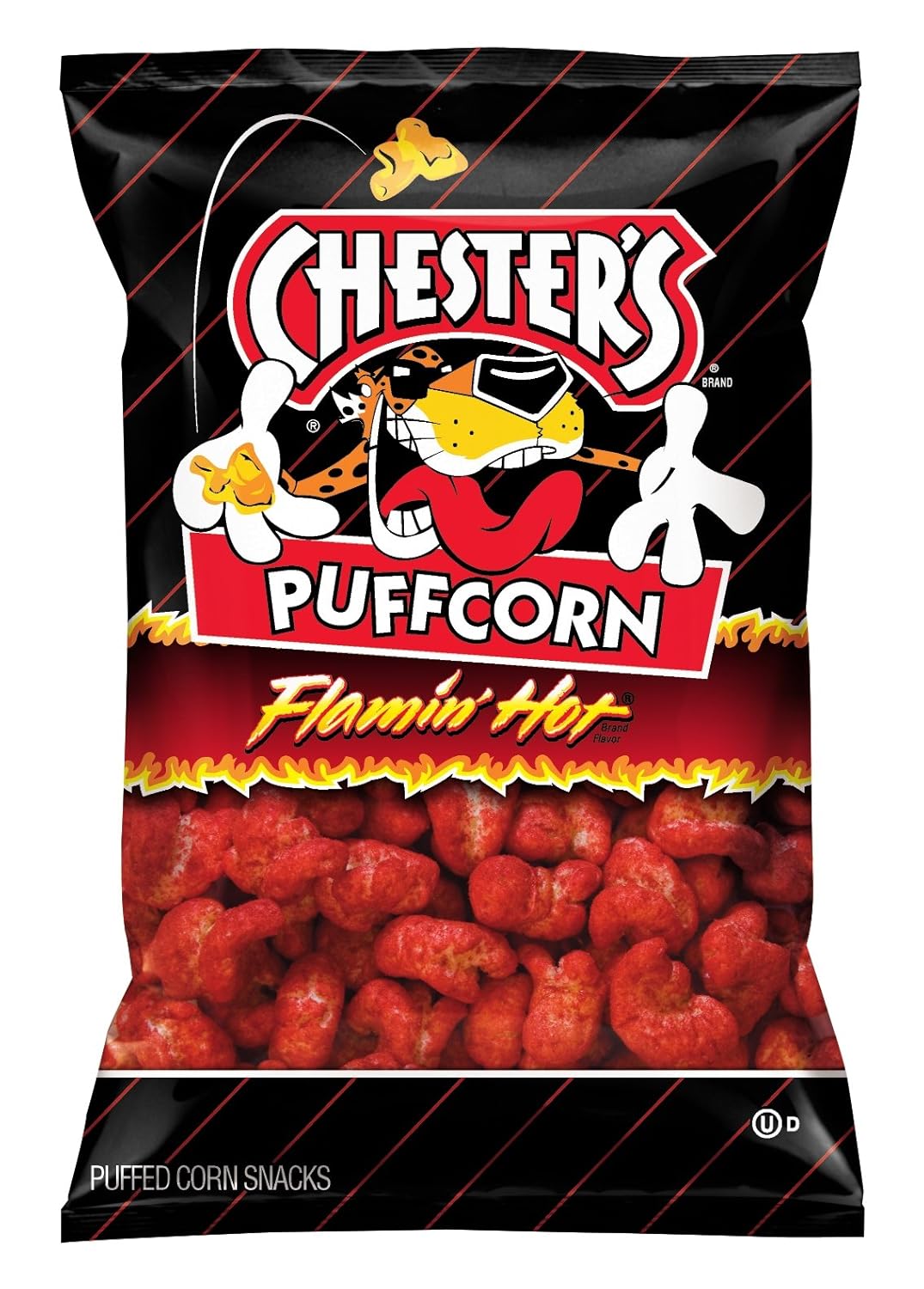Chester's Cheese Puffcorn, Flaming Hot 56.7g