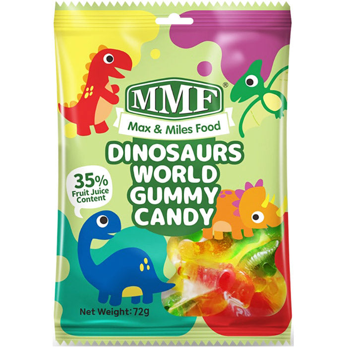 MMF Dinosaurs World Gummy Candy 72g