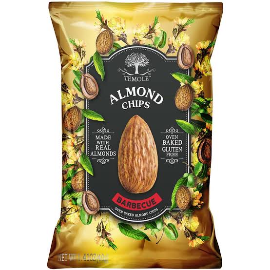 Temole Almond Chips Barbecuq 40g