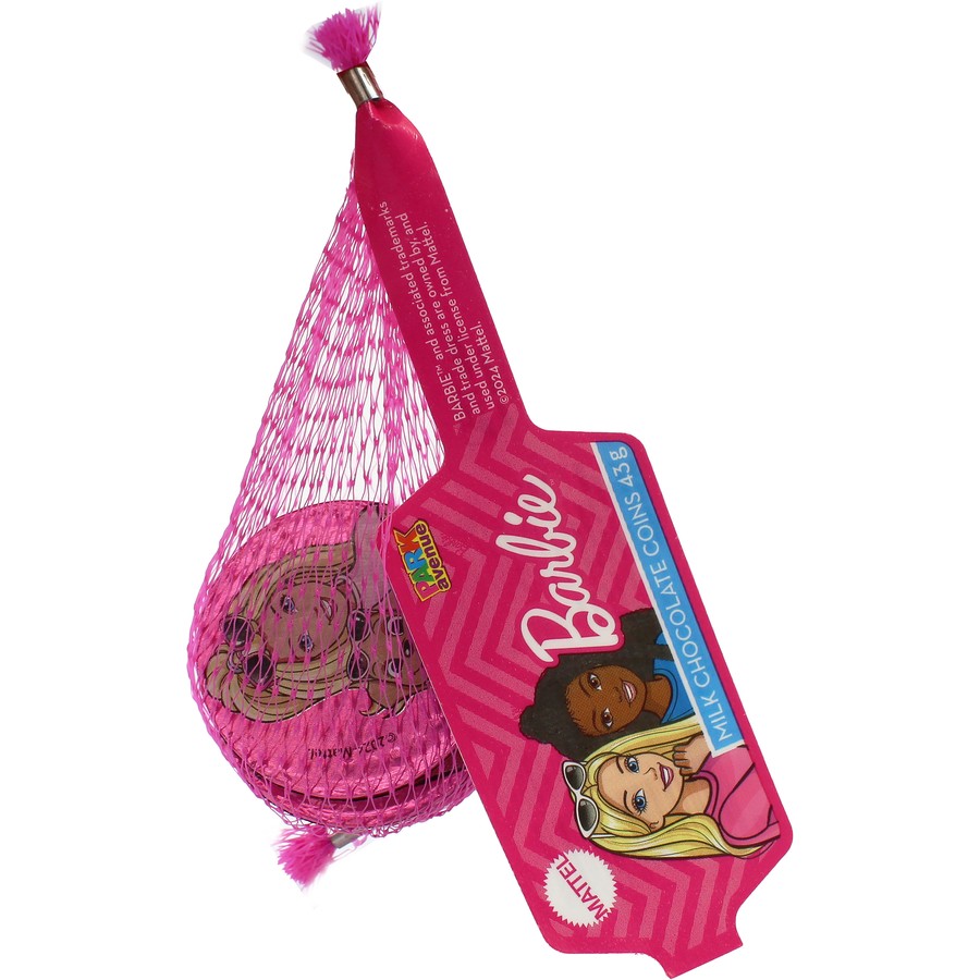 Barbie Milk Chocolate Coins 43g