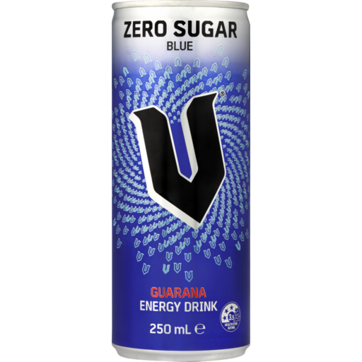V Blue Zero Sugar 250ml
