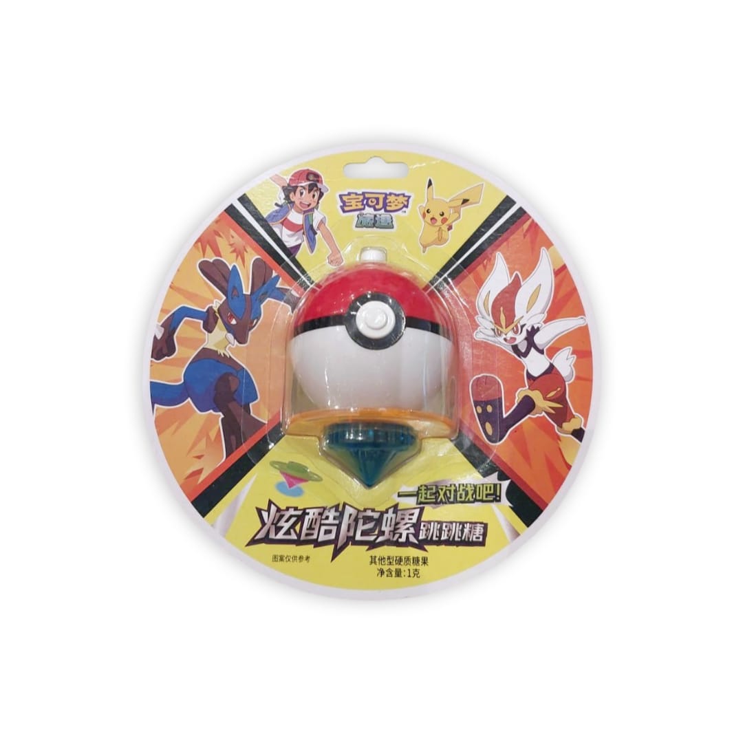POKEBALL SPIN POPPIN CANDY 100g