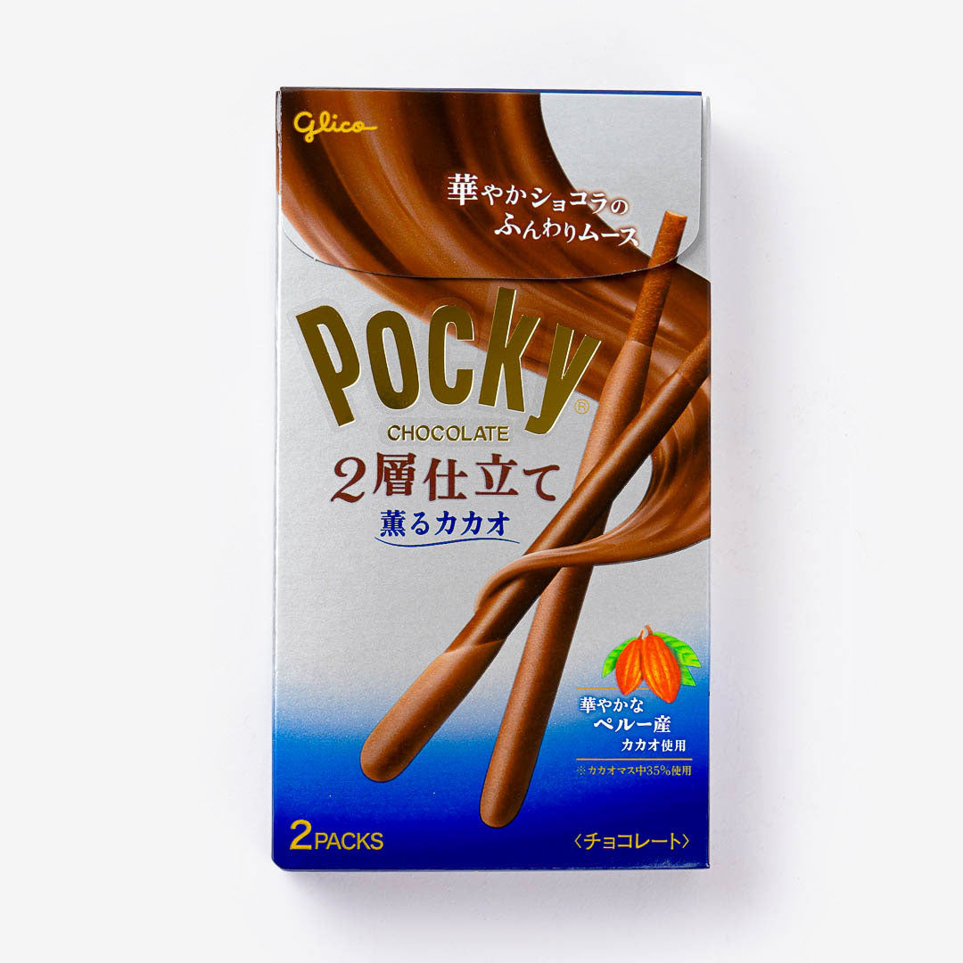 Pocky Double Cacao Biscuits Japanese 2p 50g