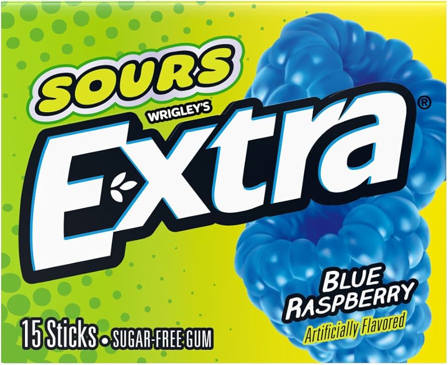 Extra Sours Blue Raspberry 15 Stick