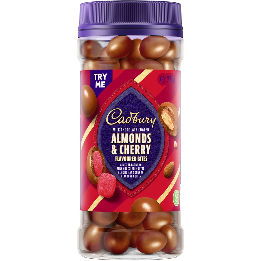 Cadbury Milk Chocolate Almonds & Cherry 270g