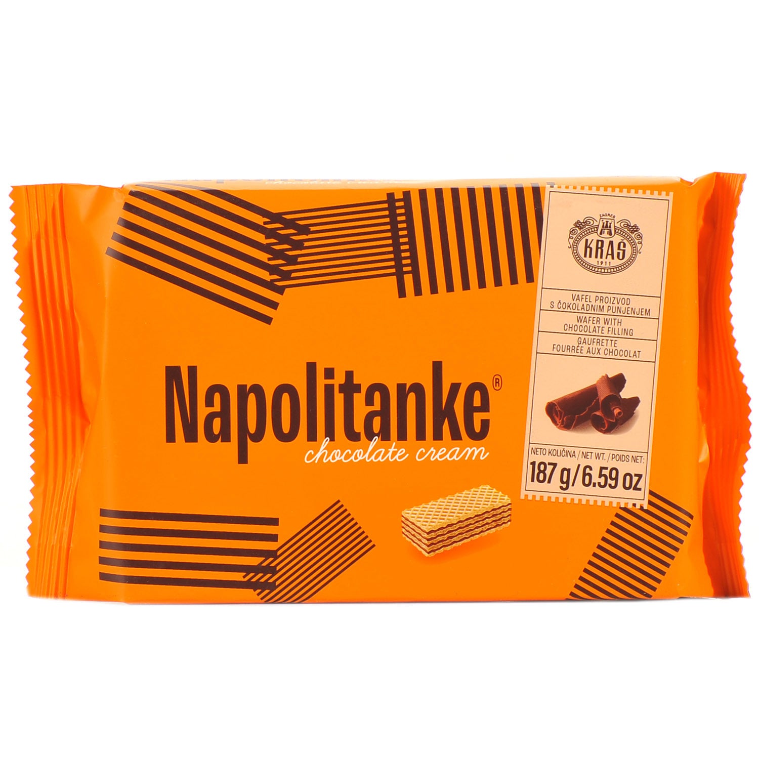 KRAS Napolitanke Chocolate Cream 187g