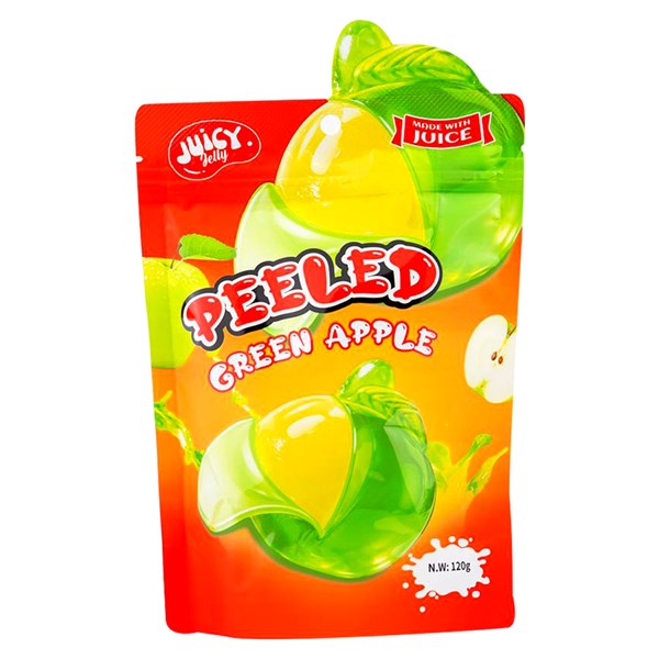 Peeled Green Apple Gummy Candy 120g