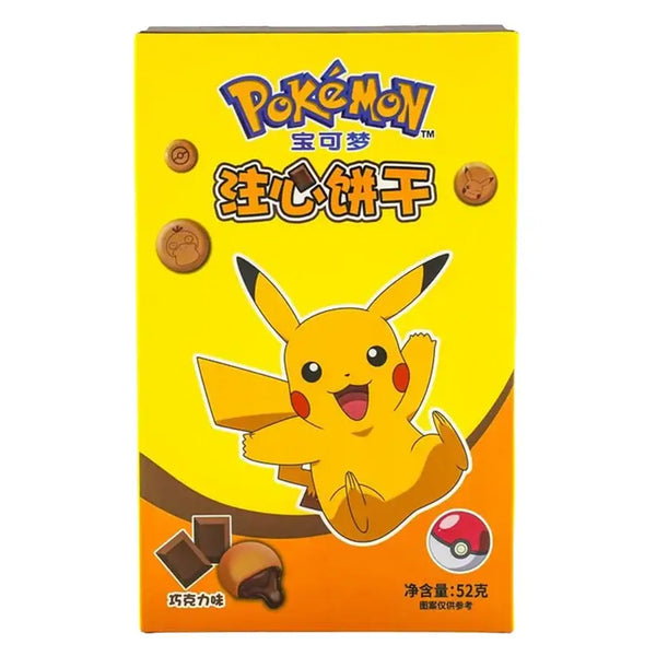 Pikachu Chocolate Filling Biscuit 52g
