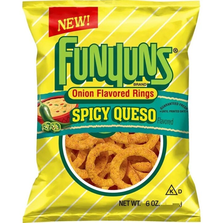 Funyuns Spicy Queso Onion Flavored Rings 53.1g