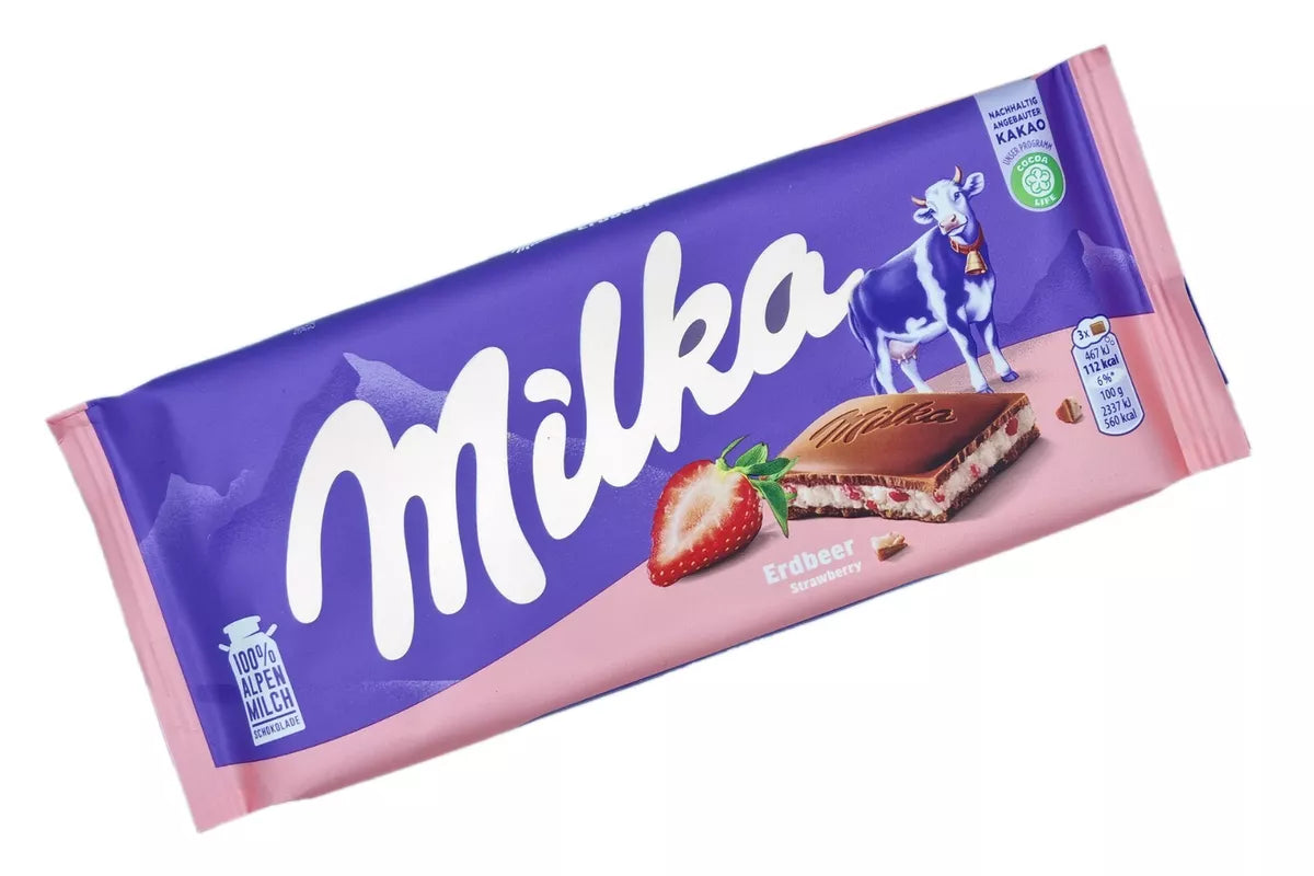 Milka Strawberry 100g
