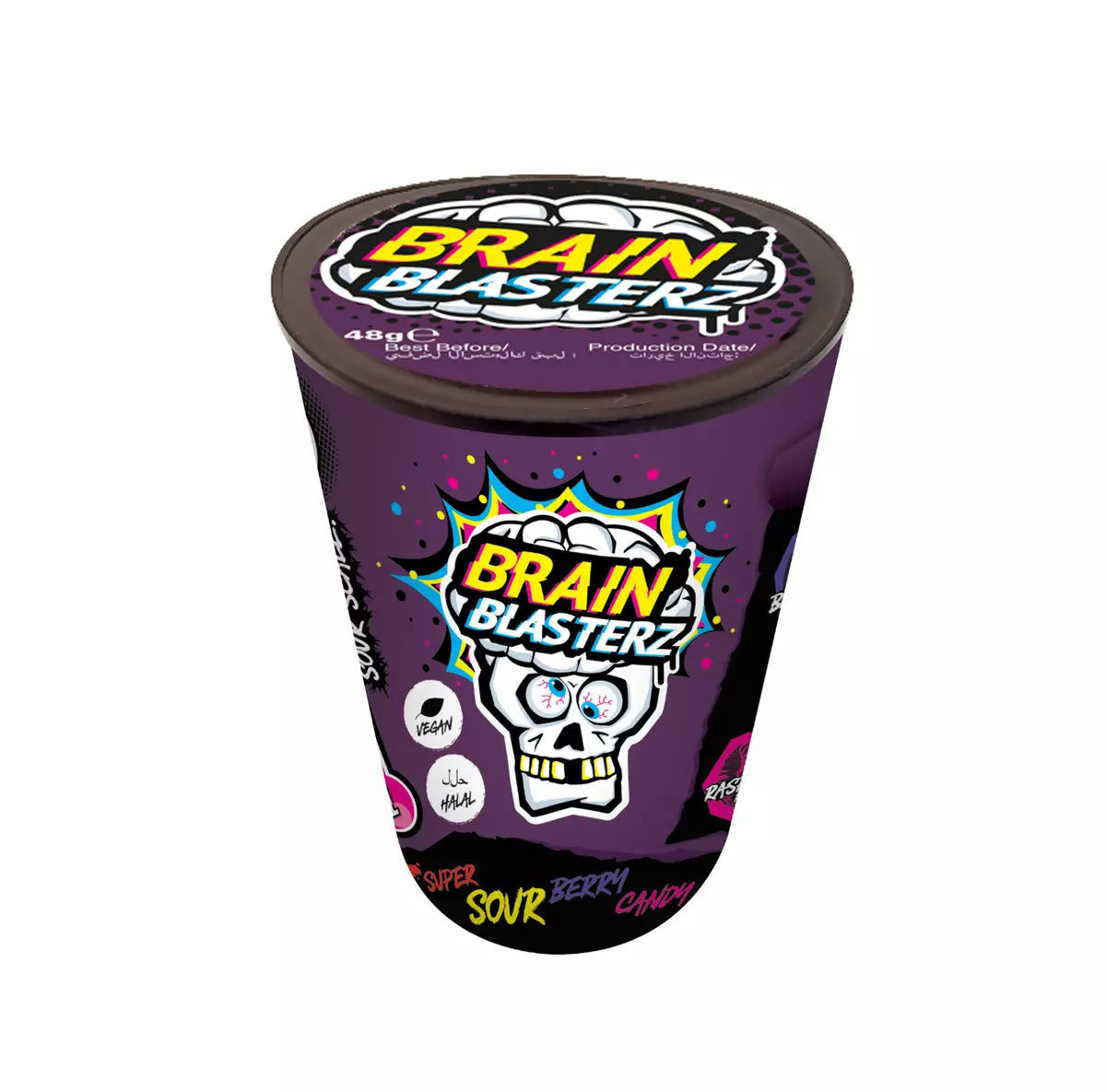 Brain Blasterz Super Sour Berry Candy 48g