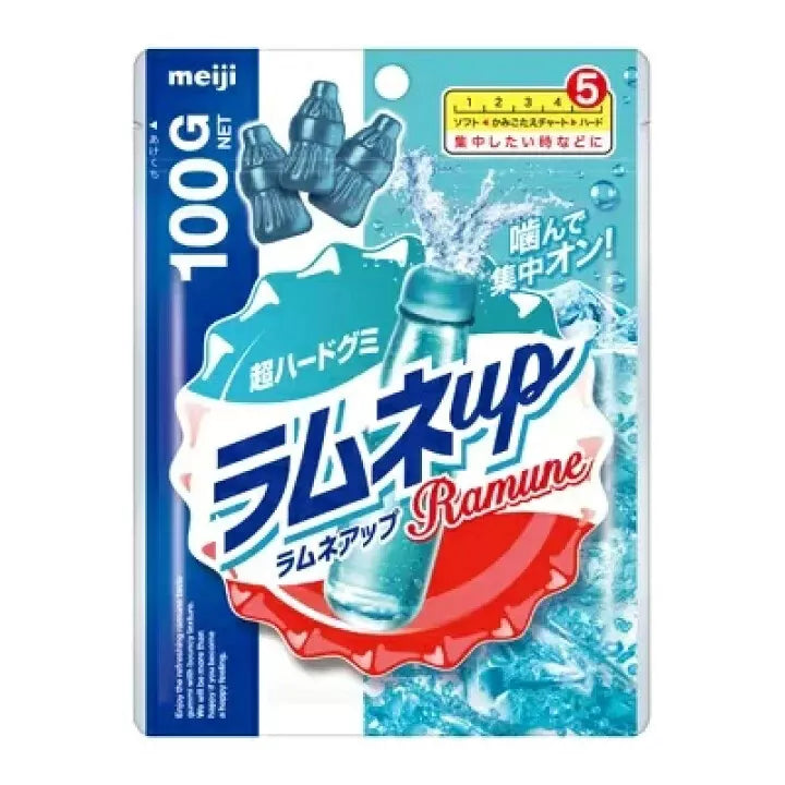 Meiji Ramune Up Hard Gummy 100g