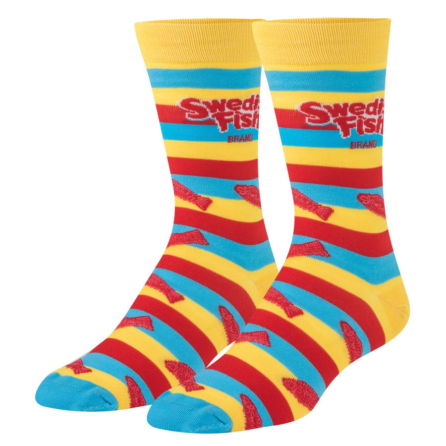 CRAZY SOCKS Swedish Fish Crew Socks