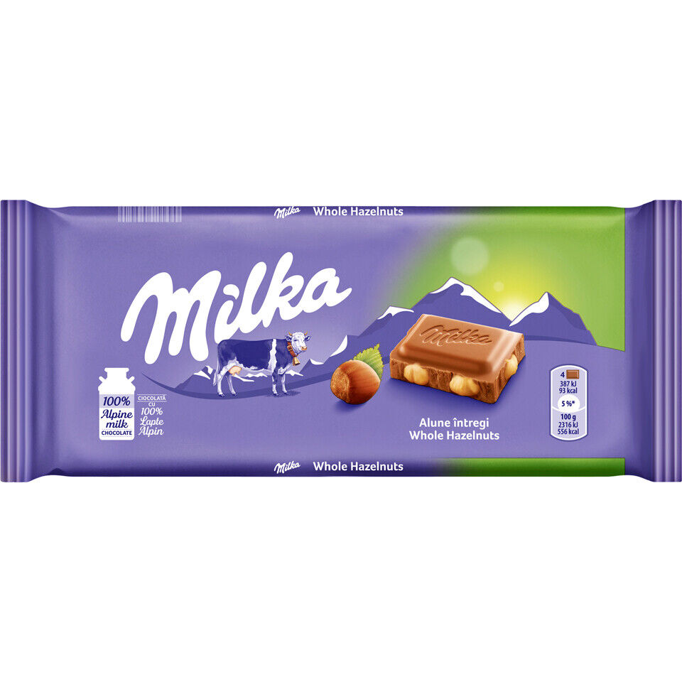 MILKA Alune Integi Whole Hazelnuts 90g