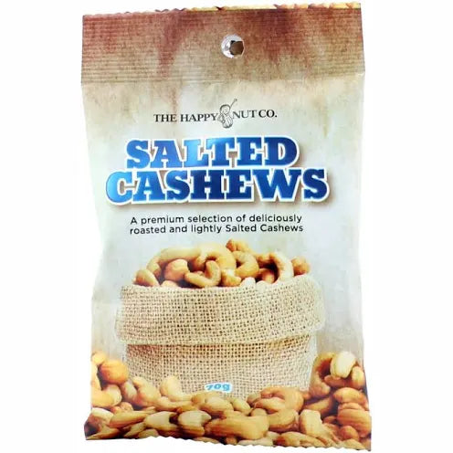 The Happy Nut Co. Salted Cashews 70g