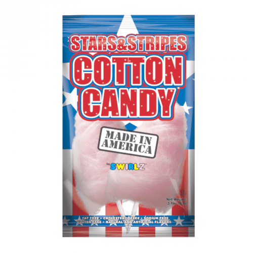 Swirlz Stars & Stripes Cotton Candy 88g