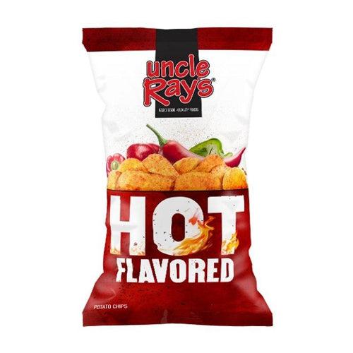 Uncle Ray's Hot Flavoured Chips 127.5g