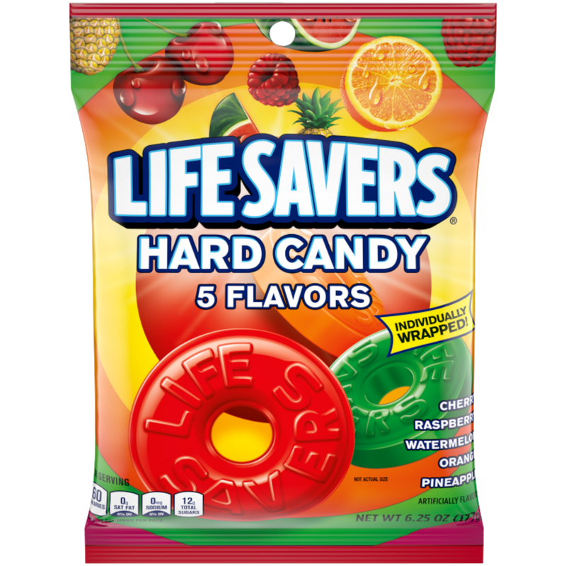 LIFE SAVERS Gummies Hard Candy 5 Flavors 177g