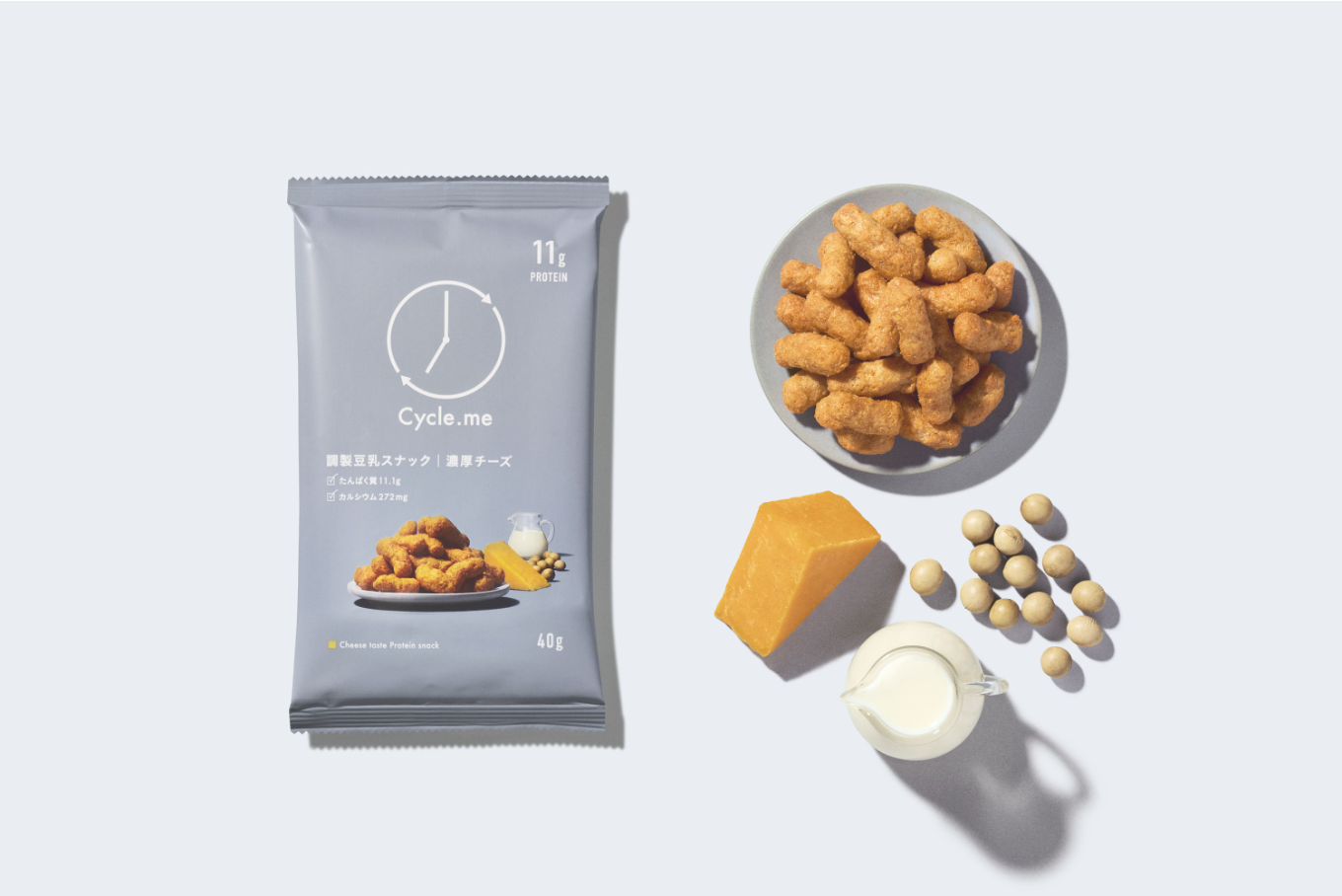 CHEESE SOY MILK PROTEIN SNACK 40g