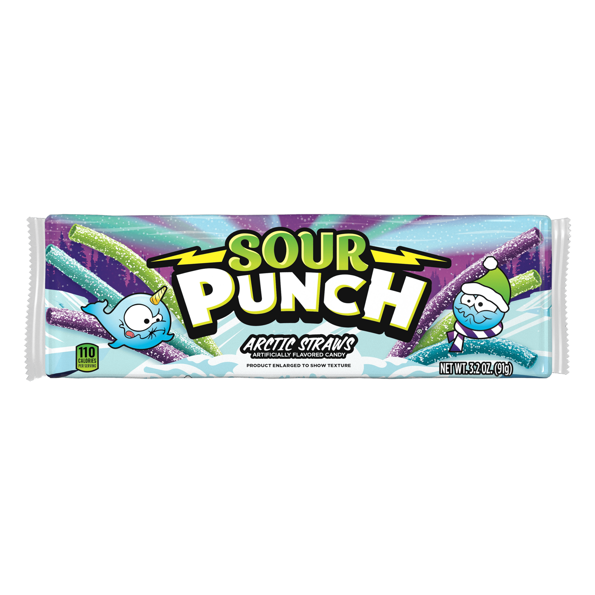 SOUR PUNCH Arctic Straws 91g