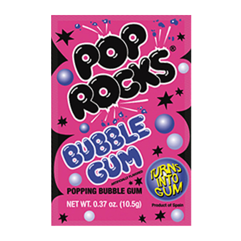 POP ROCKS Popping Candy Crackling Gum 10.5g