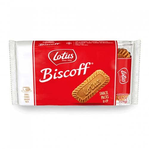 Lotus biscoff snack packs 8x2pk 124g