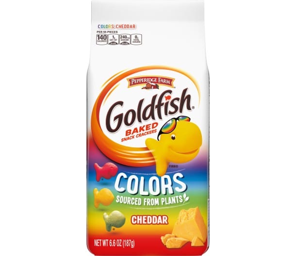 GOLDFISH Colors Cheddar Crackers 187g