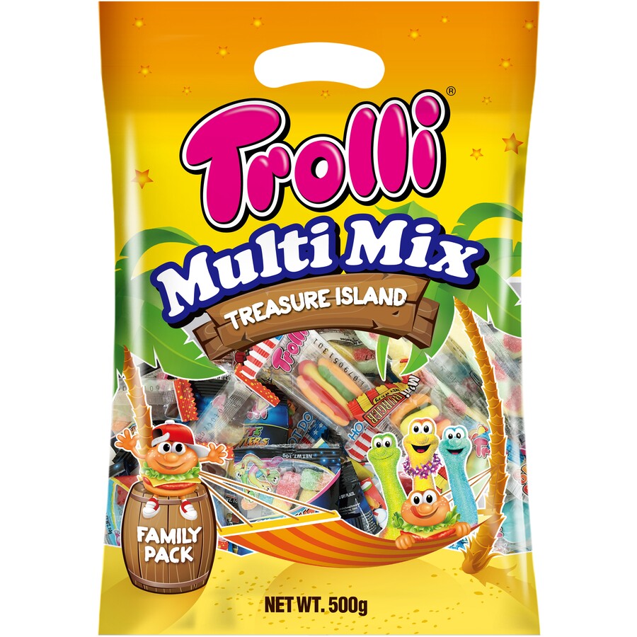 TROLLI MULTI MIX Treasure Island 500g