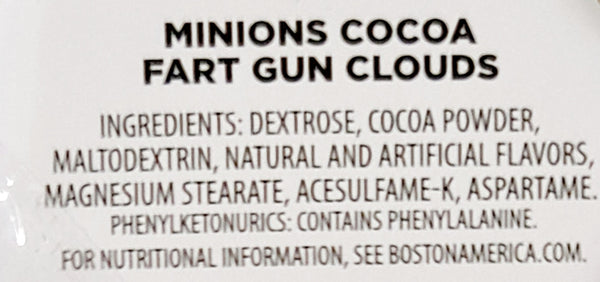 MINIONS COCOA FART GUN CLOUDS 34G