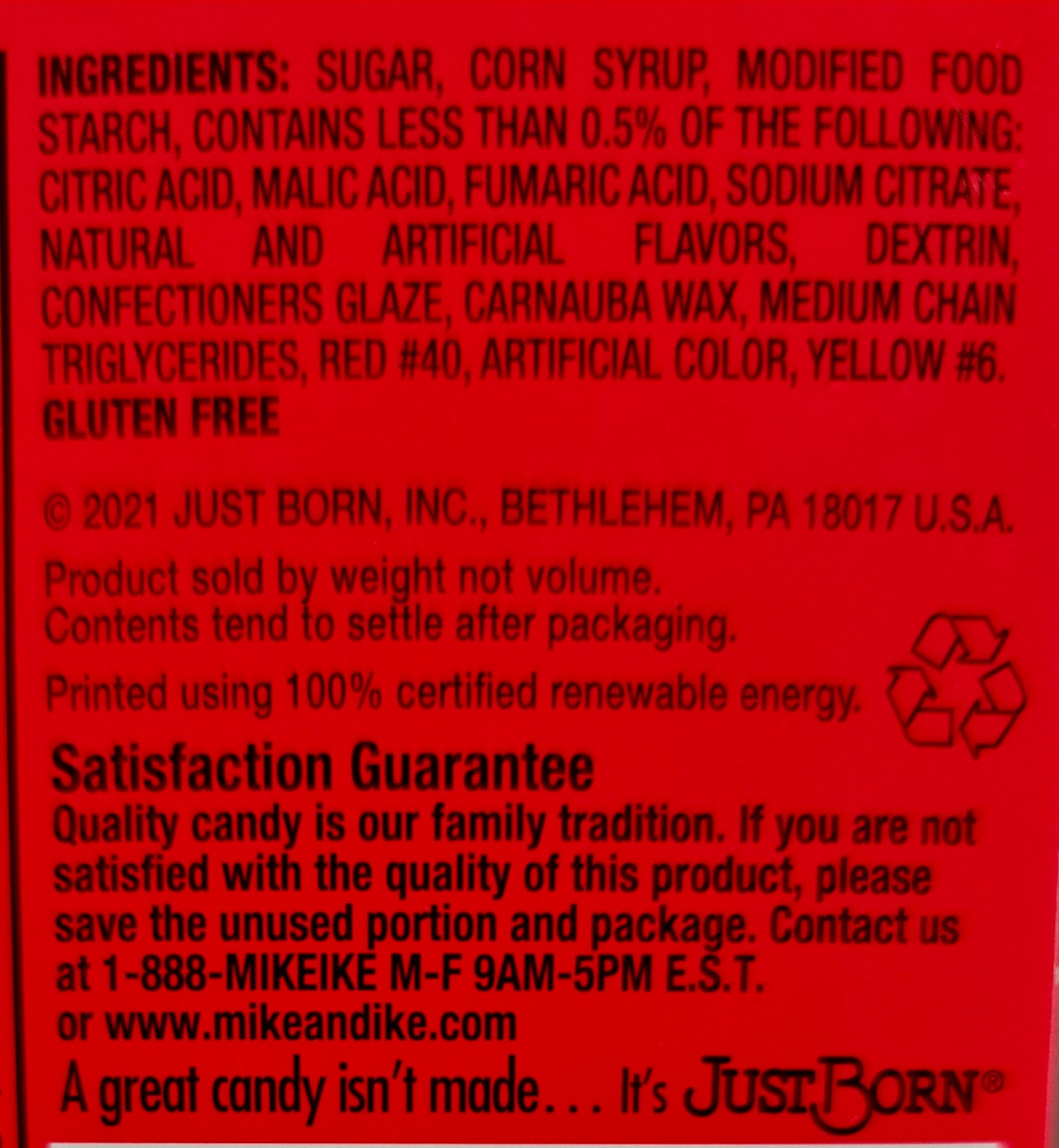MIKE AND IKE Red Rageous 120g