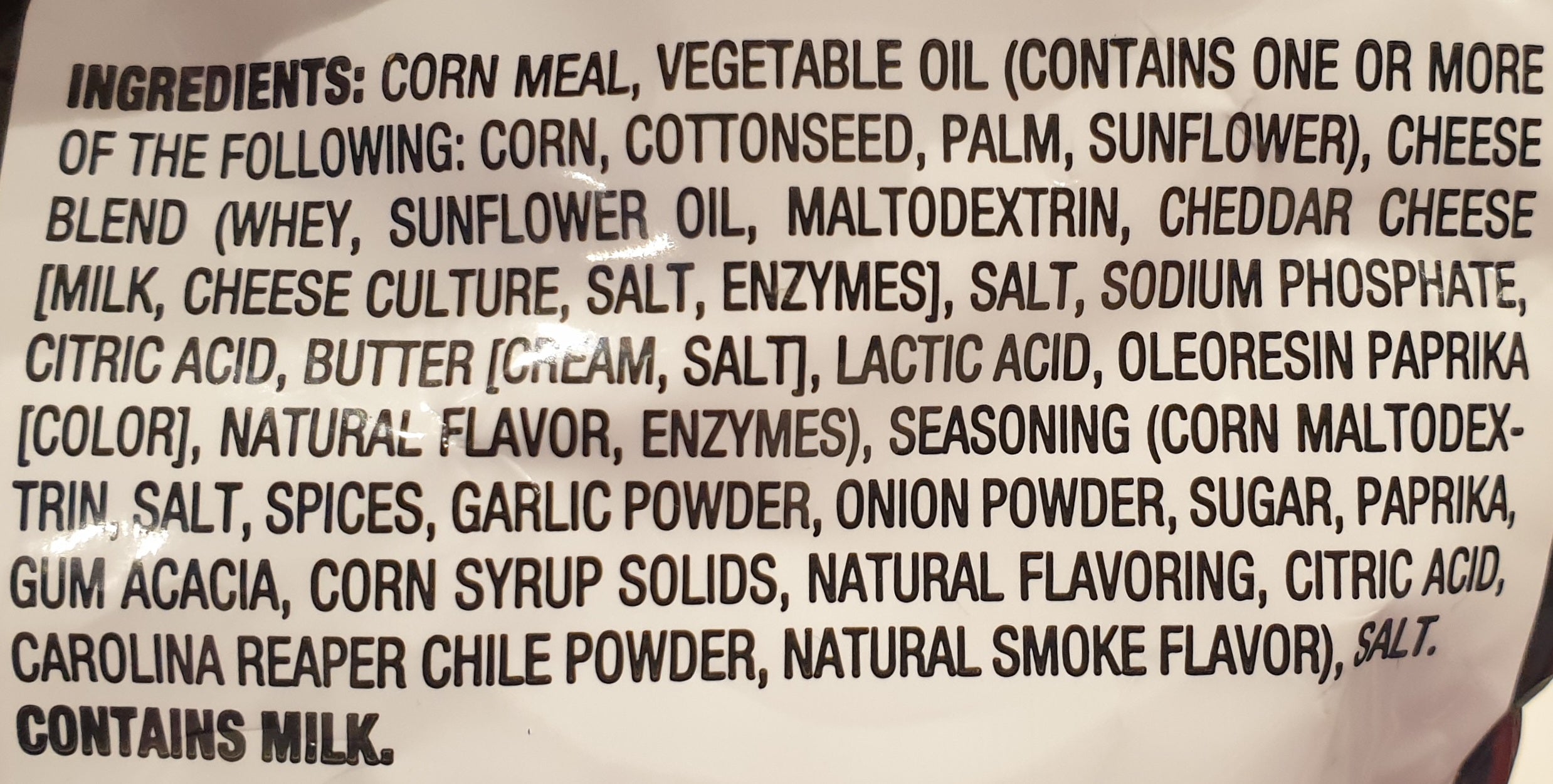 HERR'S Carolina Reaper Flavored 184g