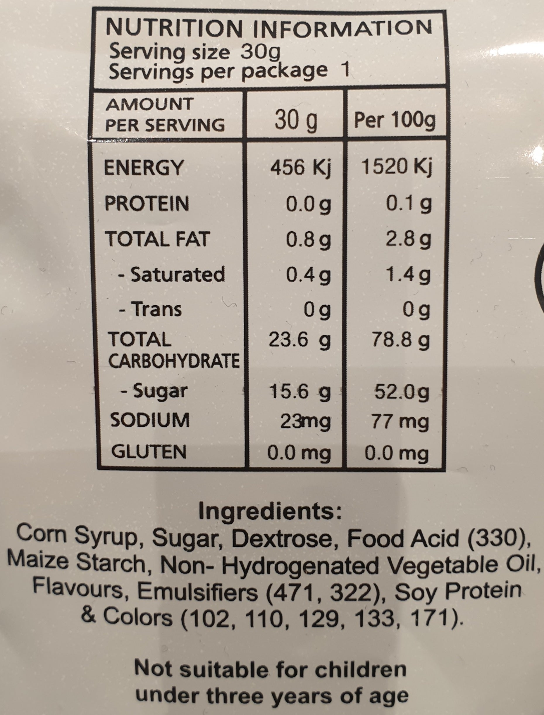 JOJO Sour Chew Melts 30g