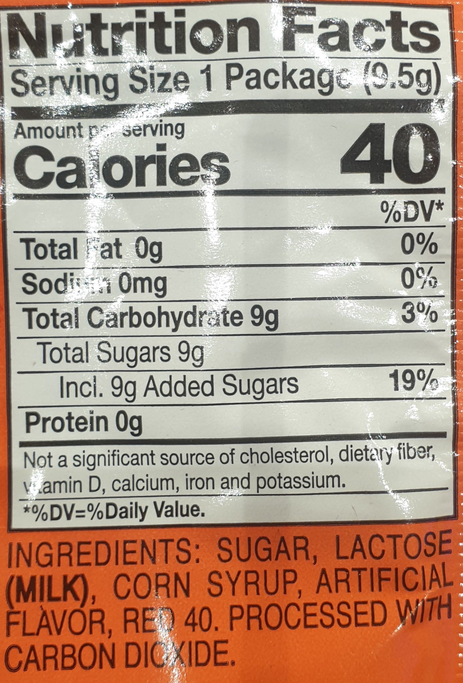 POP ROCKS Popping Candy Crackling Candy Original Cherry 9.5g