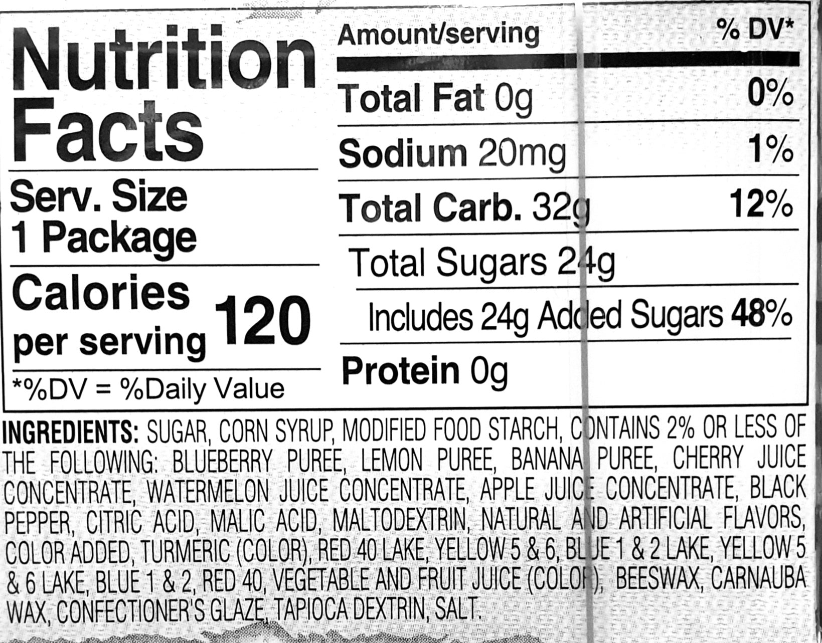 HARRY POTTER Bertie Bott's Beans 34g