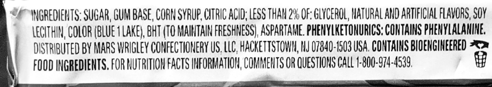 HUBBA BUBBA Max Sour Blue Raspberry 5pc 9.5g