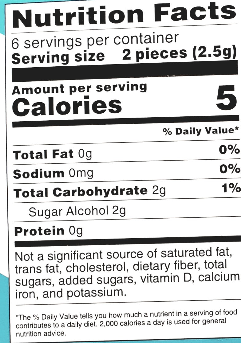 JELLY BELLY Berry Blue Gum 12 pieces