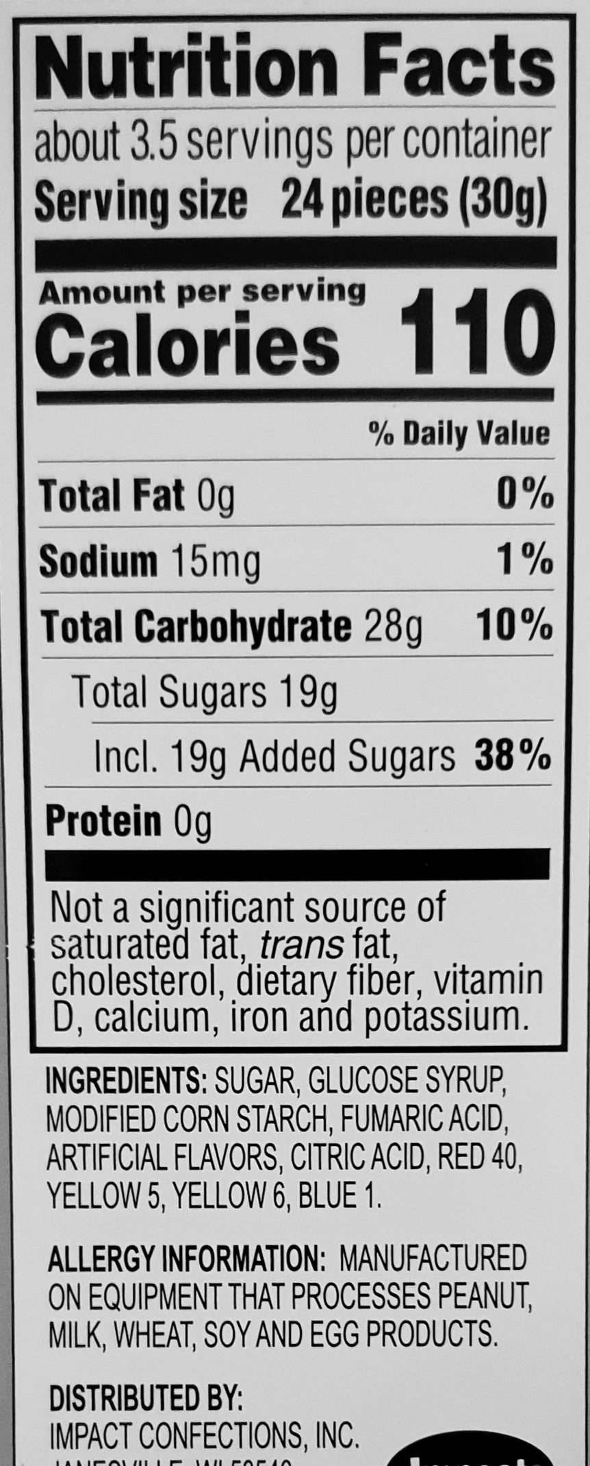 WARHEADS Sour! Jelly Beans 113g