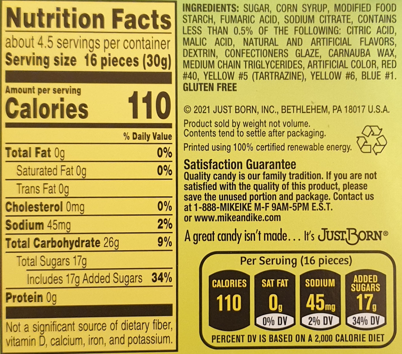 MIKE AND IKE Mega Mix Sour 141g