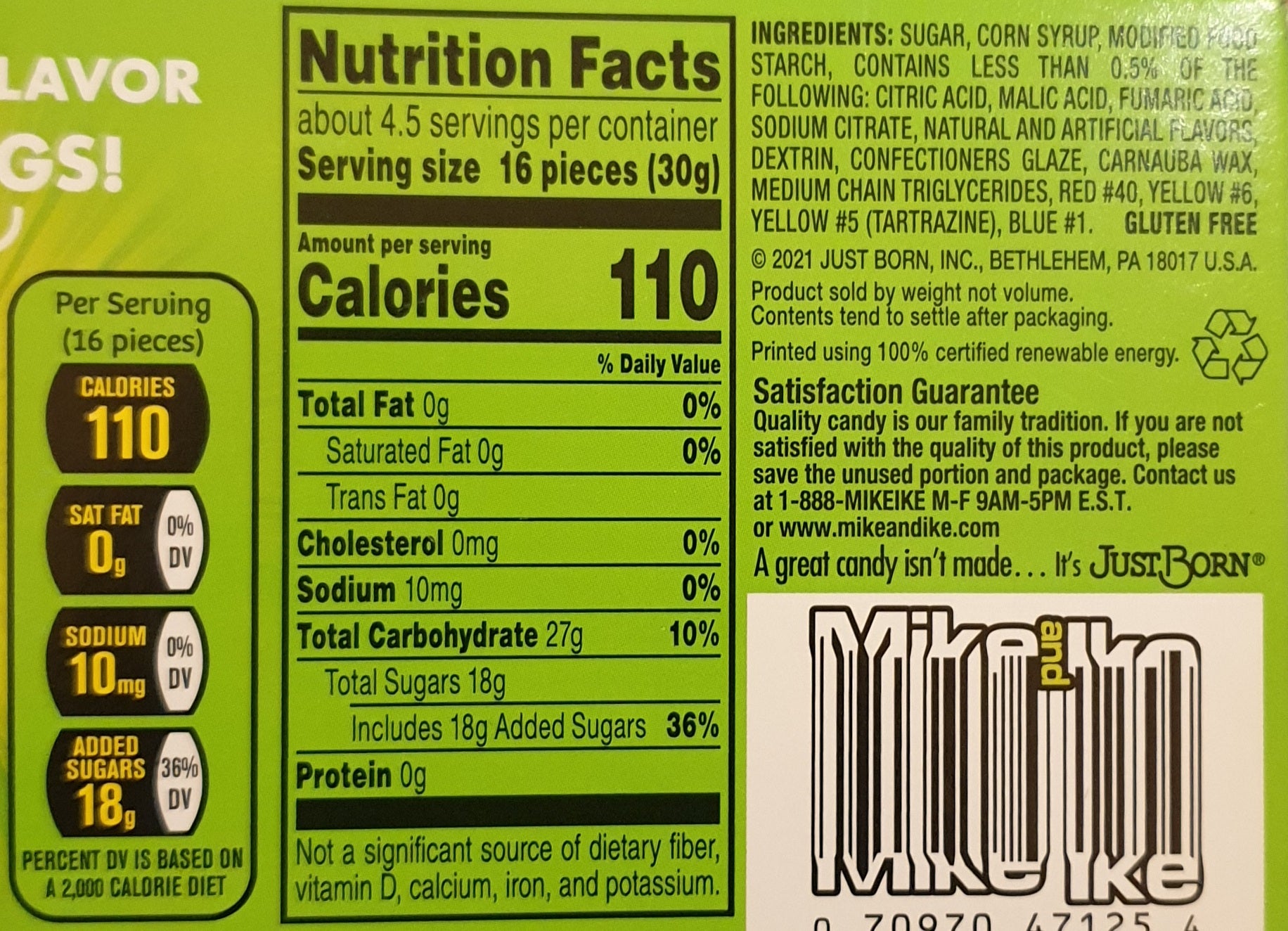 MIKE AND IKE Original Fruits 141g