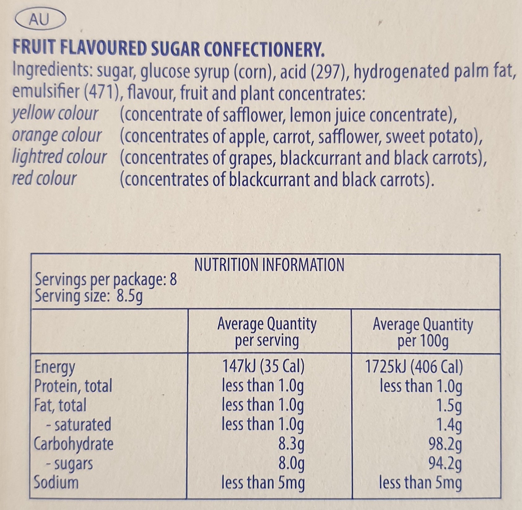 PEZ Refill Fruit Mix 68g