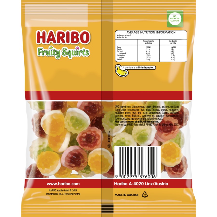 HARIBO Fruity Squirts 140g