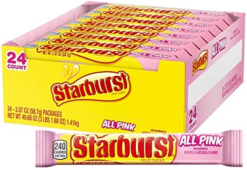STARBURST All Pink Fruit Chews Share Size