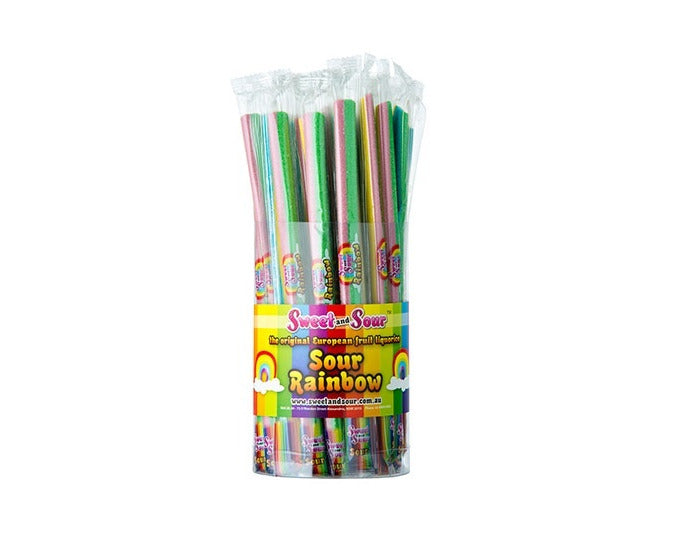 SWEET AND SOUR Fruit Liquorice Sour Rainbow 40g