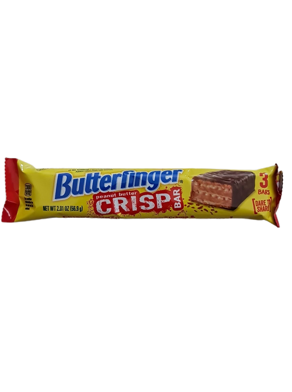 BUTTERFINGER Peanut Butter Crisp Bar 3 Bars 56.9g