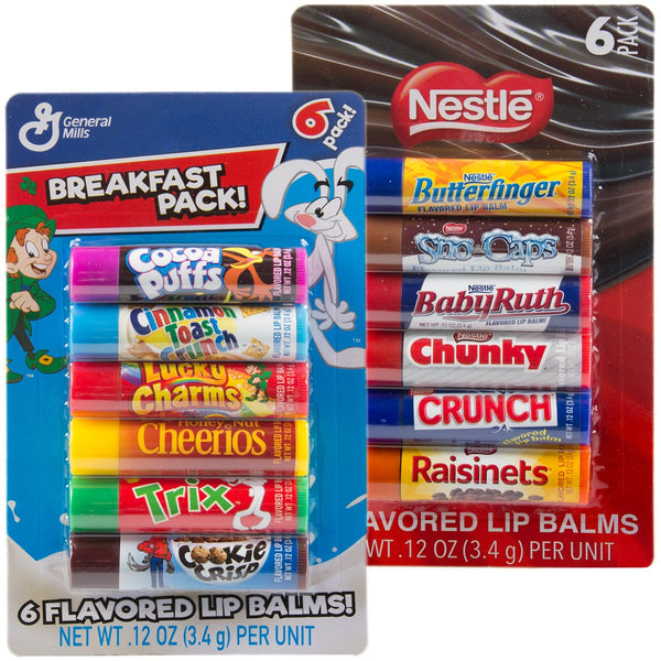 6 Pack Lip Balm Assorted