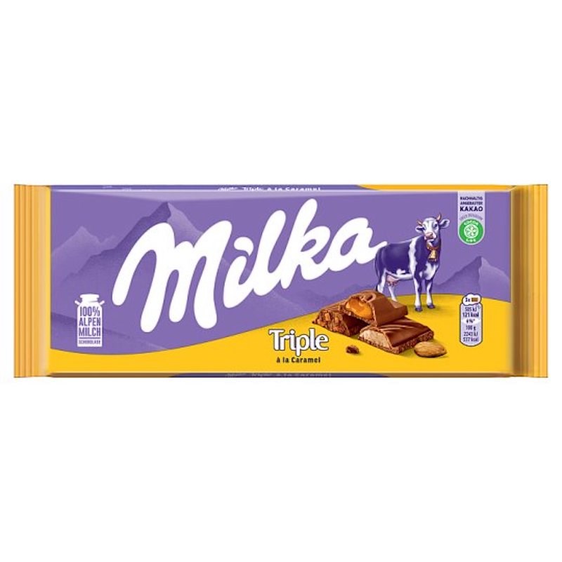 MILKA Triple Caramel 100g bb 11/07/25