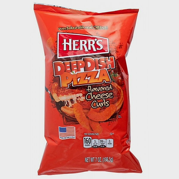 HERR'S Deep Dish Pizza Cheese Curls 170g