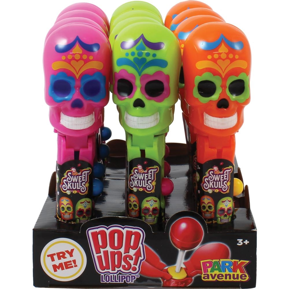 POP UPS Lollipop Sweet Skulls 10g